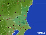 茨城県のアメダス実況(気温)(2022年07月02日)