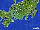 東海地方のアメダス実況(風向・風速)(2022年07月02日)