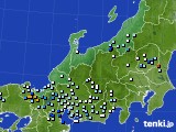 北陸地方のアメダス実況(降水量)(2022年07月03日)