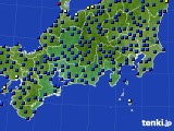 2022年07月03日の東海地方のアメダス(日照時間)