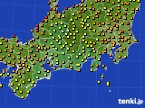 東海地方のアメダス実況(気温)(2022年07月04日)