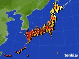 アメダス実況(気温)(2022年07月07日)