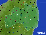 福島県のアメダス実況(日照時間)(2022年07月09日)