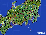 2022年07月11日の関東・甲信地方のアメダス(日照時間)