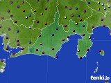 静岡県のアメダス実況(日照時間)(2022年07月11日)