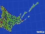 道東のアメダス実況(日照時間)(2022年07月11日)