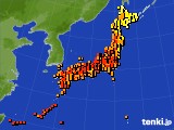 アメダス実況(気温)(2022年07月11日)