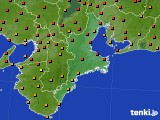 三重県のアメダス実況(気温)(2022年07月11日)