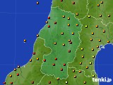 山形県のアメダス実況(気温)(2022年07月11日)