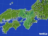 近畿地方のアメダス実況(降水量)(2022年07月12日)