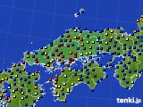 2022年07月12日の中国地方のアメダス(日照時間)