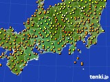 東海地方のアメダス実況(気温)(2022年07月12日)