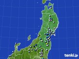 2022年07月13日の東北地方のアメダス(降水量)