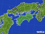 2022年07月14日の四国地方のアメダス(降水量)