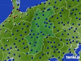 長野県のアメダス実況(日照時間)(2022年07月15日)