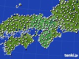 近畿地方のアメダス実況(風向・風速)(2022年07月15日)