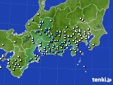 東海地方のアメダス実況(降水量)(2022年07月16日)