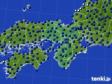 近畿地方のアメダス実況(日照時間)(2022年07月19日)