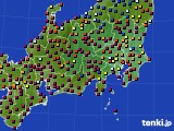 2022年07月20日の関東・甲信地方のアメダス(日照時間)