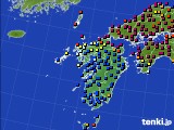 九州地方のアメダス実況(日照時間)(2022年07月20日)