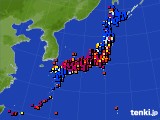 アメダス実況(日照時間)(2022年07月20日)