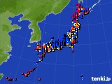 アメダス実況(日照時間)(2022年07月21日)