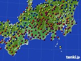 東海地方のアメダス実況(日照時間)(2022年07月22日)