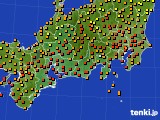東海地方のアメダス実況(気温)(2022年07月22日)