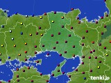 兵庫県のアメダス実況(日照時間)(2022年07月24日)