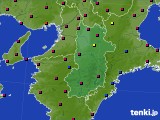 奈良県のアメダス実況(日照時間)(2022年07月24日)