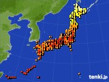 アメダス実況(気温)(2022年07月24日)