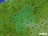 群馬県のアメダス実況(日照時間)(2022年07月25日)