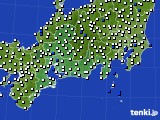 2022年07月26日の東海地方のアメダス(風向・風速)