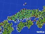 2022年07月27日の中国地方のアメダス(日照時間)
