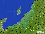 新潟県のアメダス実況(気温)(2022年07月27日)