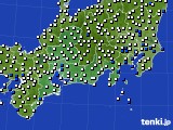 東海地方のアメダス実況(風向・風速)(2022年07月27日)