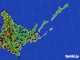 道東のアメダス実況(日照時間)(2022年07月28日)
