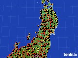 2022年07月29日の東北地方のアメダス(気温)