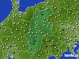 2022年07月30日の長野県のアメダス(風向・風速)