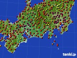 東海地方のアメダス実況(気温)(2022年07月31日)