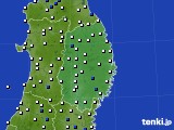 岩手県のアメダス実況(風向・風速)(2022年07月31日)
