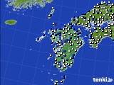 九州地方のアメダス実況(風向・風速)(2022年08月01日)