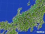 北陸地方のアメダス実況(風向・風速)(2022年08月02日)