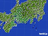 東海地方のアメダス実況(風向・風速)(2022年08月02日)