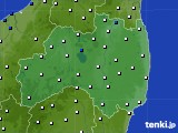 福島県のアメダス実況(風向・風速)(2022年08月02日)