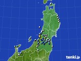 2022年08月03日の東北地方のアメダス(降水量)