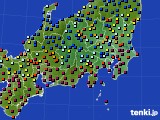 2022年08月03日の関東・甲信地方のアメダス(日照時間)