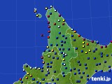 道北のアメダス実況(日照時間)(2022年08月03日)