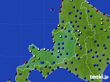 道央のアメダス実況(日照時間)(2022年08月03日)