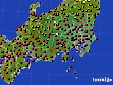 2022年08月03日の関東・甲信地方のアメダス(気温)